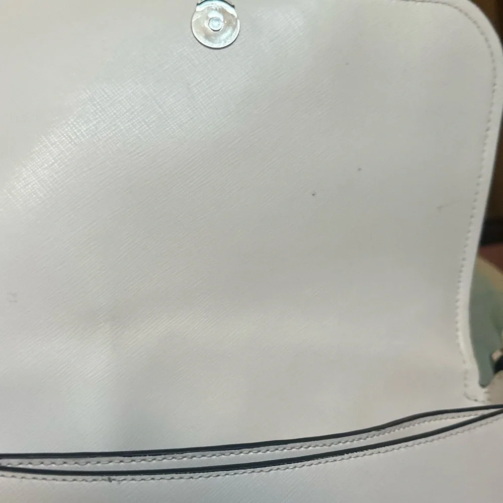 Kate Spade Shoulder Bag Adjustable Crossbody Black & White